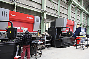 画像：板金構造物